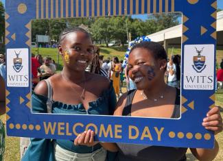 Wits first-year students during the 2025 Wits Welcome Day