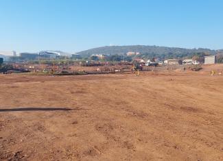 Salvokop precinct construction site infrastructure DPWI X account