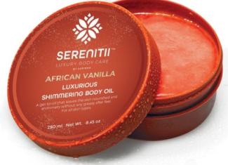 Serenitii Luxury Body Care body oil