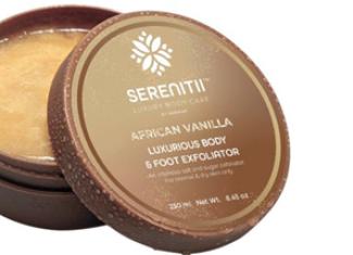 Serenitii Luxury Body Care exfoliator