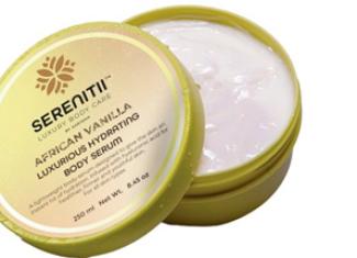 Serenitii Luxury Body Care hydrating body serum