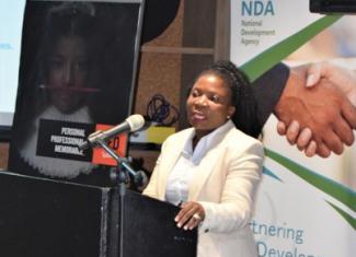 Mrs Susan Khumalo, Chief Operations Officer at the National Development Agency