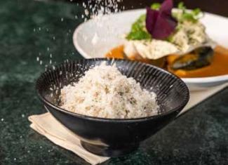 Cape Malay Kingklip with rice
