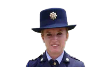 SAPS Constable Monica Delport of Zamdela Rural Safety in the Free State