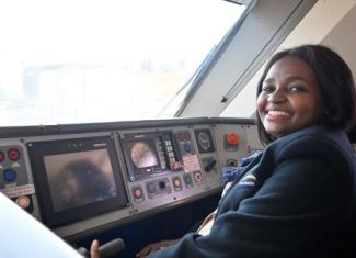Bawinile Mokgonyana earned title of Train Diver of the Year at the BOC Annual Awards in 2023.