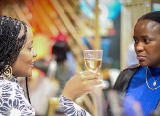 Wine lovers sampled a variety of women-made wines at the Proudly South African Local Wine Expo