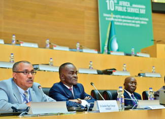 Delegates attend Africa Public Service Day in Addis Ababa, Ethiopia.