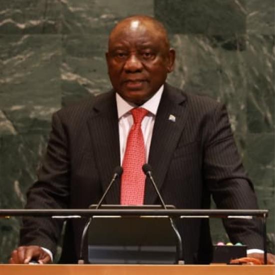 President Ramaphosa calls for an end to Gaza conflict