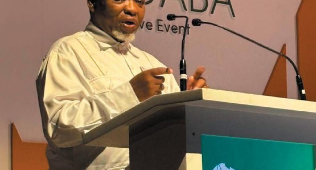 Minister of Mineral Resources and Energy Gwede Mantashe at the African Mining Indaba in Cape Town