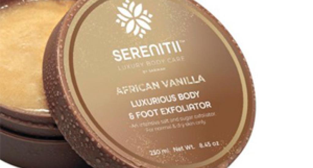 Serenitii Luxury Body Care exfoliator