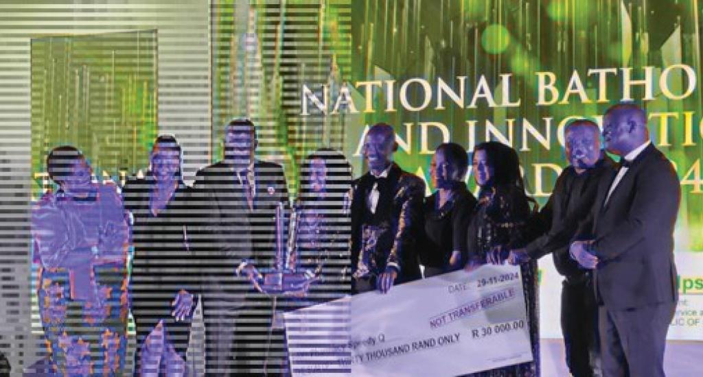 The Edenvale Regional Hospital pharmacy celebrate their win at the National Batho Pele and Innovation Awards