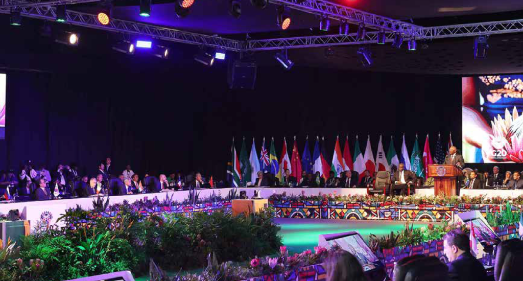 President Cyril Ramaphosa officiated the first meeting of G20 Foreign Ministers earlier this year