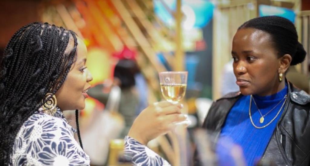 Wine lovers sampled a variety of women-made wines at the Proudly South African Local Wine Expo