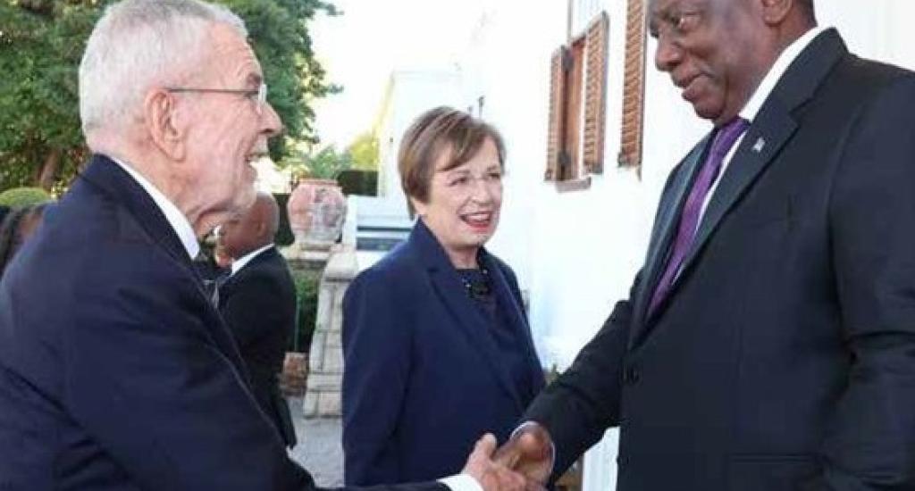 President Cyril Ramaphosa hosts Austrian Federal President Alexander Van der Bellen during his state visit to South Africa