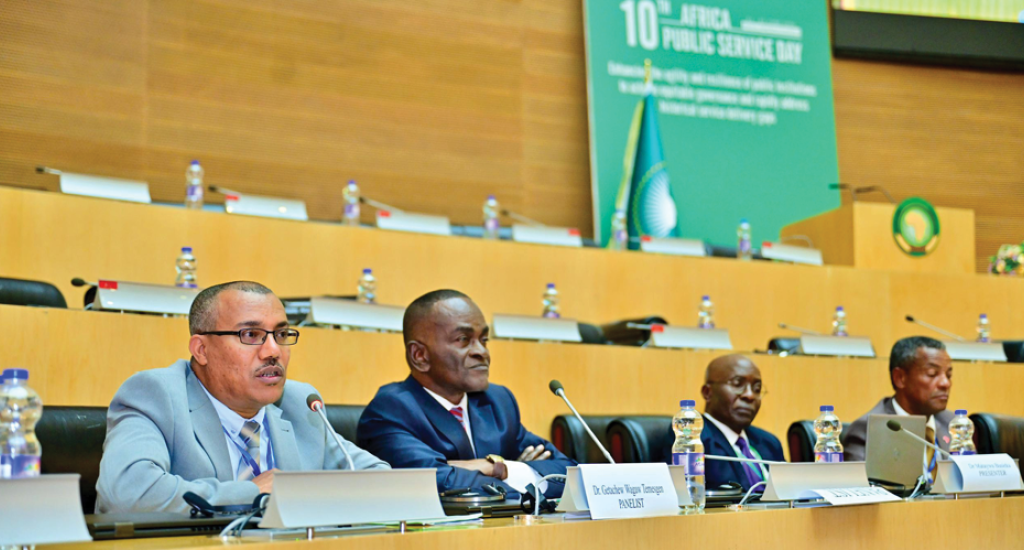 Delegates attend Africa Public Service Day in Addis Ababa, Ethiopia.