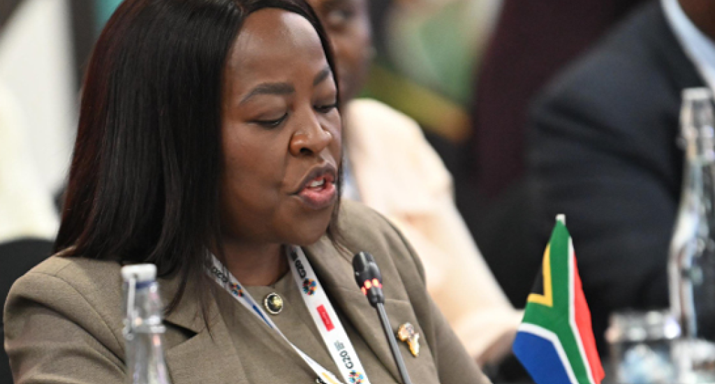 Minister in The Presidency for Planning, Monitoring and Evaluation Maropene Ramokgopa opens the G20 Ministerial Meeting on Development