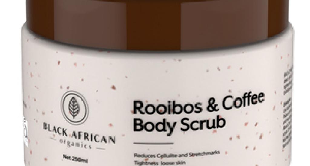 Organic Rooibos & Coffee Stretchmarks & Cellulite Body Scrub – Buff, Brighten & Smooth Naturally 250ml: R109