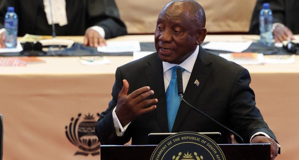 President Cyril Ramaphosa presenting the State of the Nation Address 2026