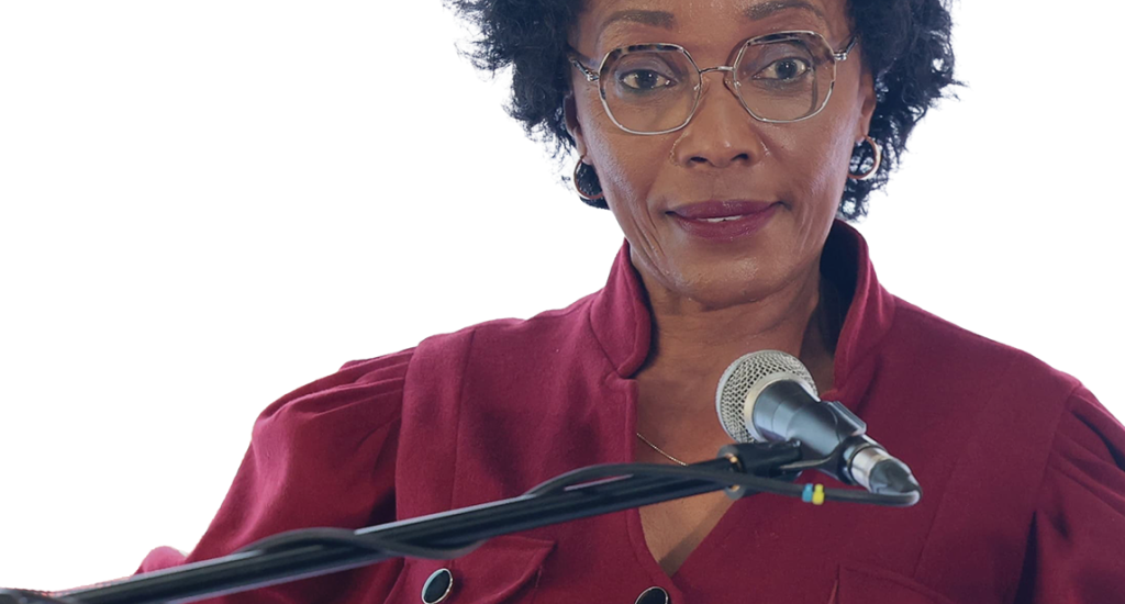  Minister in The Presidency for Women, Youth and Persons with Disabilities, Sindisiwe Chikunga 550 × 550 Web.png 